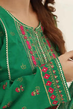 Green Lawn Embroidered Suit - 3PC | Noor