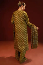 Olive Green Lawn Embroidered Suit - 3PC | Pinhaan