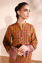 Dijon Mustard Lawn Printed Kurti - 1PC Unstitched | Tabassum