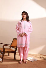 Pink Dobby Embroidered Kurti - 1 PC | Pairahan