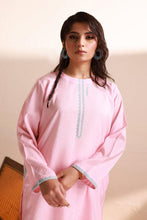 Pink Dobby Embroidered Kurti - 1 PC | Pairahan