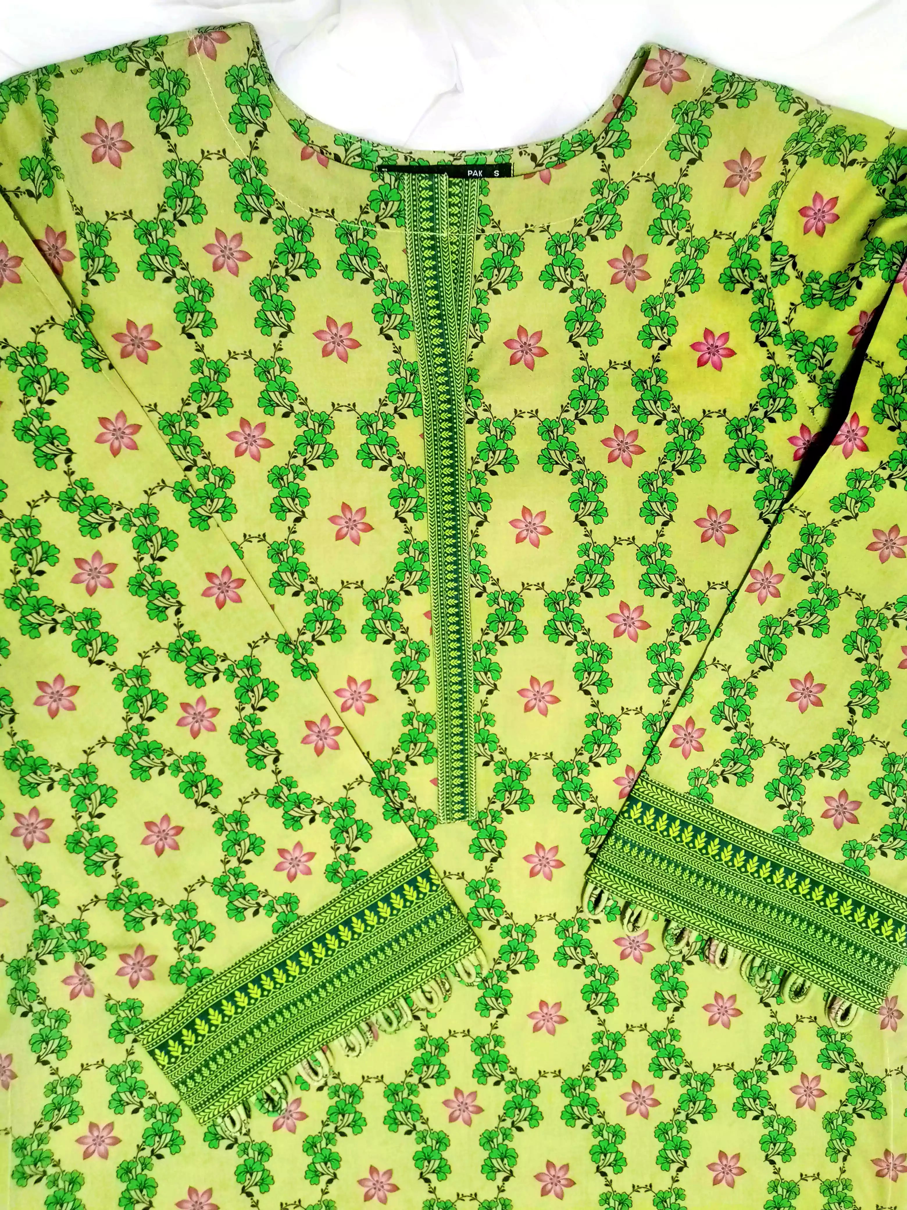 Leaf Green Printed Co-Ord - 3PC