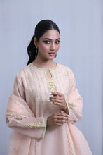 Light Pink Organza Suit - 3PC | Gul-e-Zeba