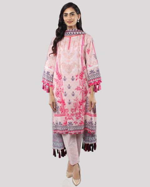 Pink Nafees-E-Khaas (Unstitched)